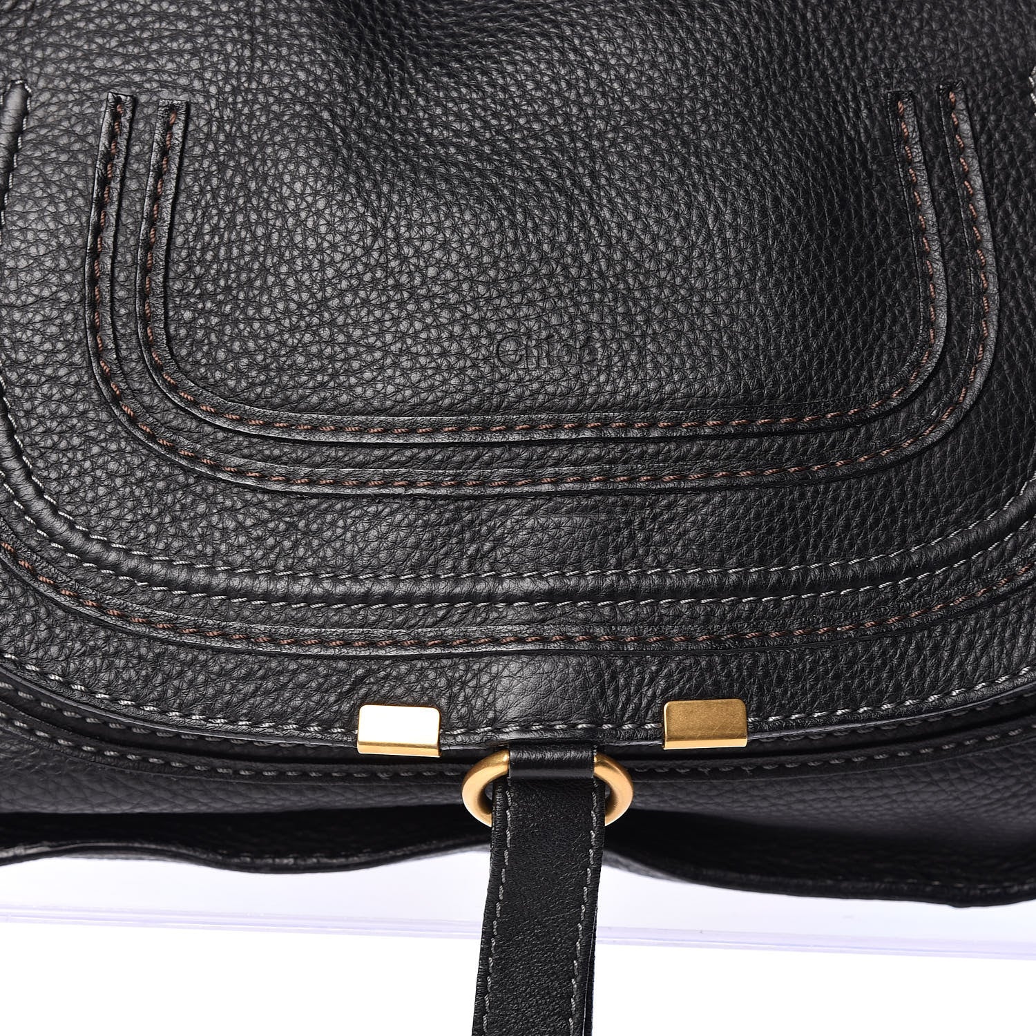Chloe Calfskin Medium Marcie Satchel Black 10 of 10