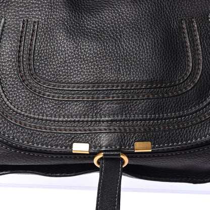 Chloe Calfskin Medium Marcie Satchel Black 10 of 10