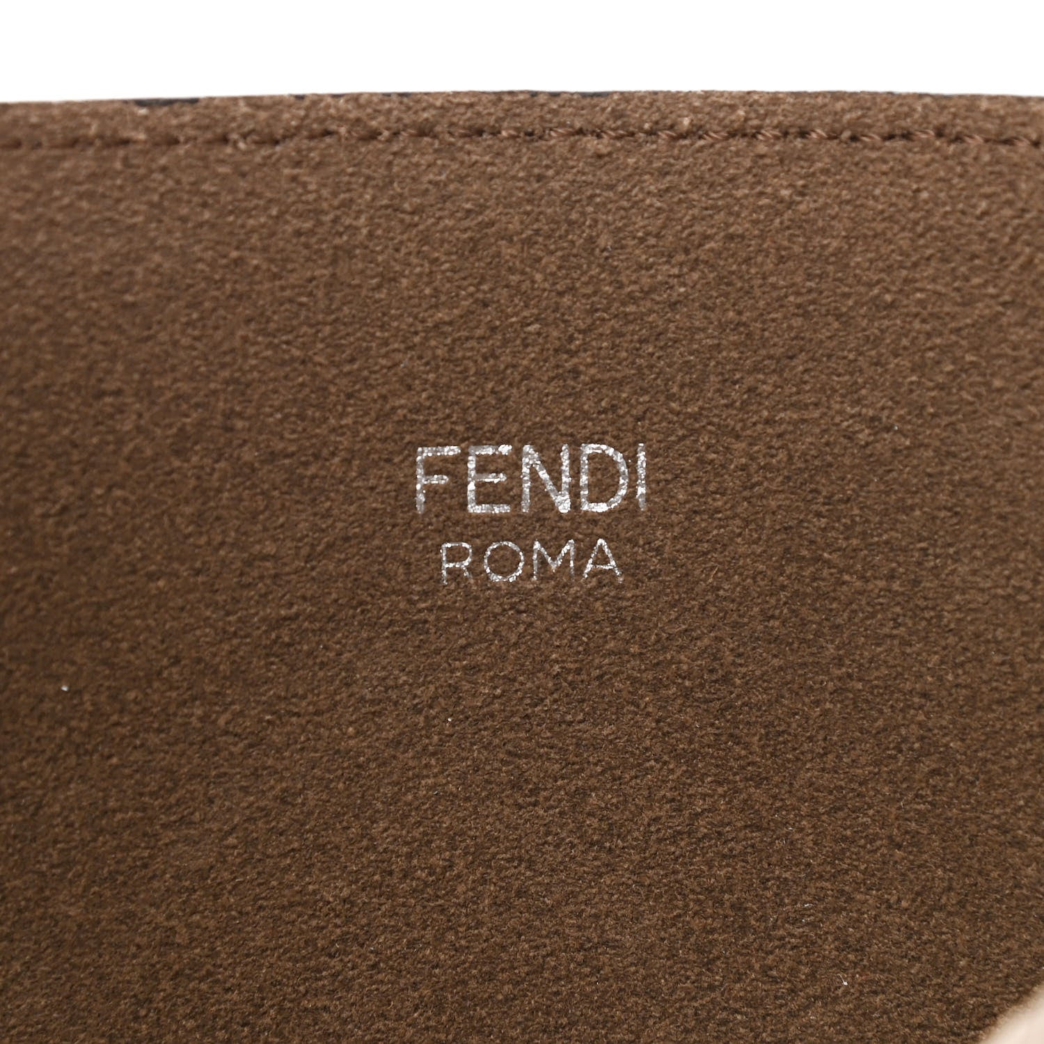 Fendi Vitello Vienna Enamel F is Fendi Shopping Tote Tortora Taupe 7 of 11