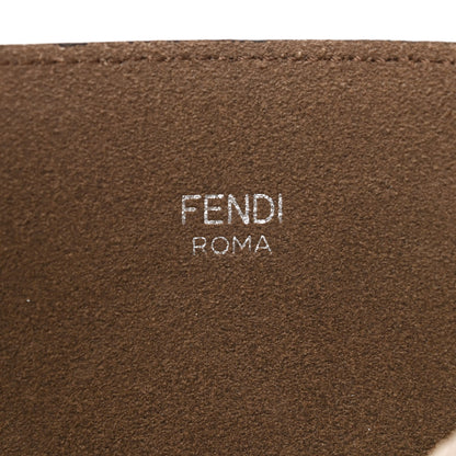 Fendi Vitello Vienna Enamel F is Fendi Shopping Tote Tortora Taupe 7 of 11