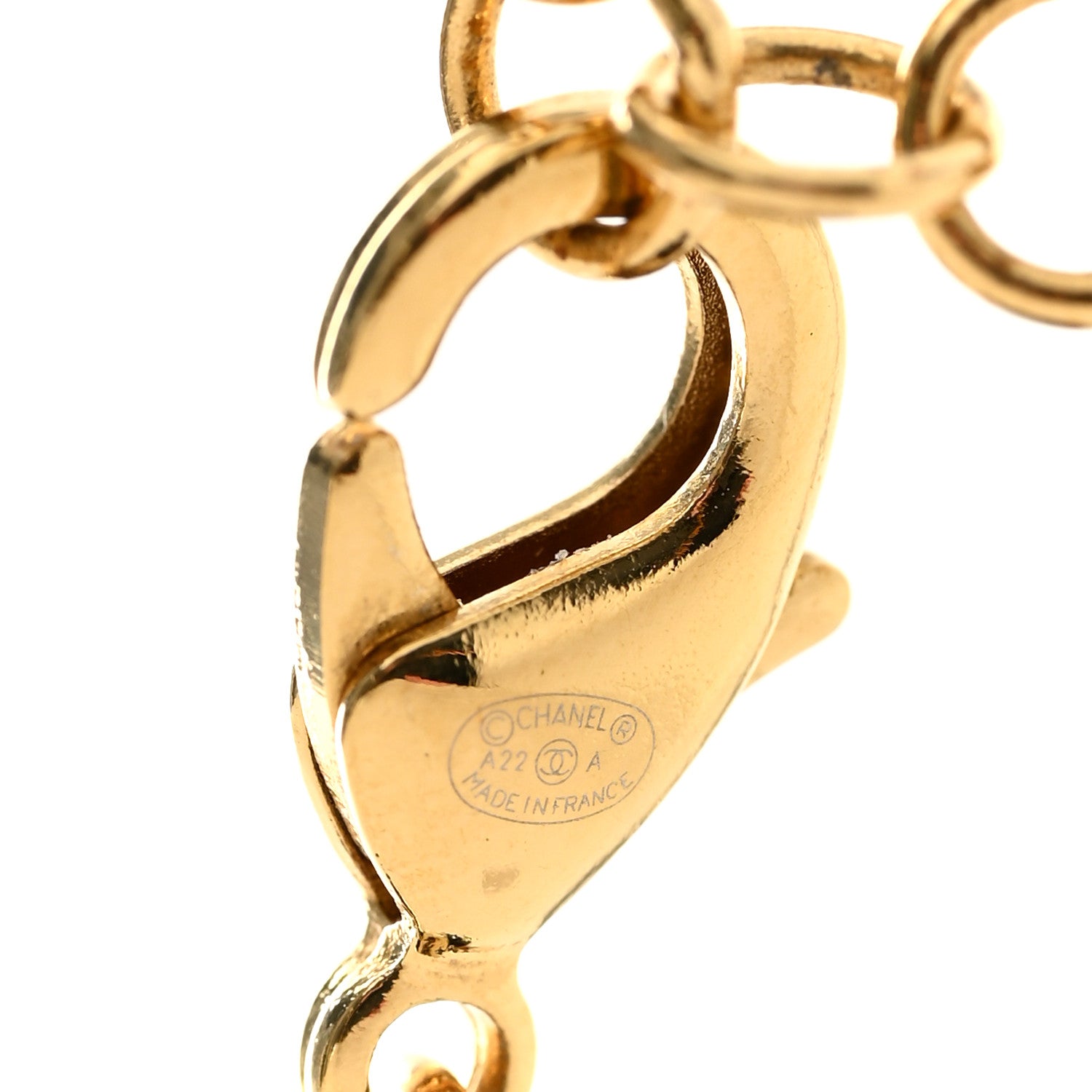 Chanel Metal Lambskin Enamel CC Choker Gold Black 6 of 7