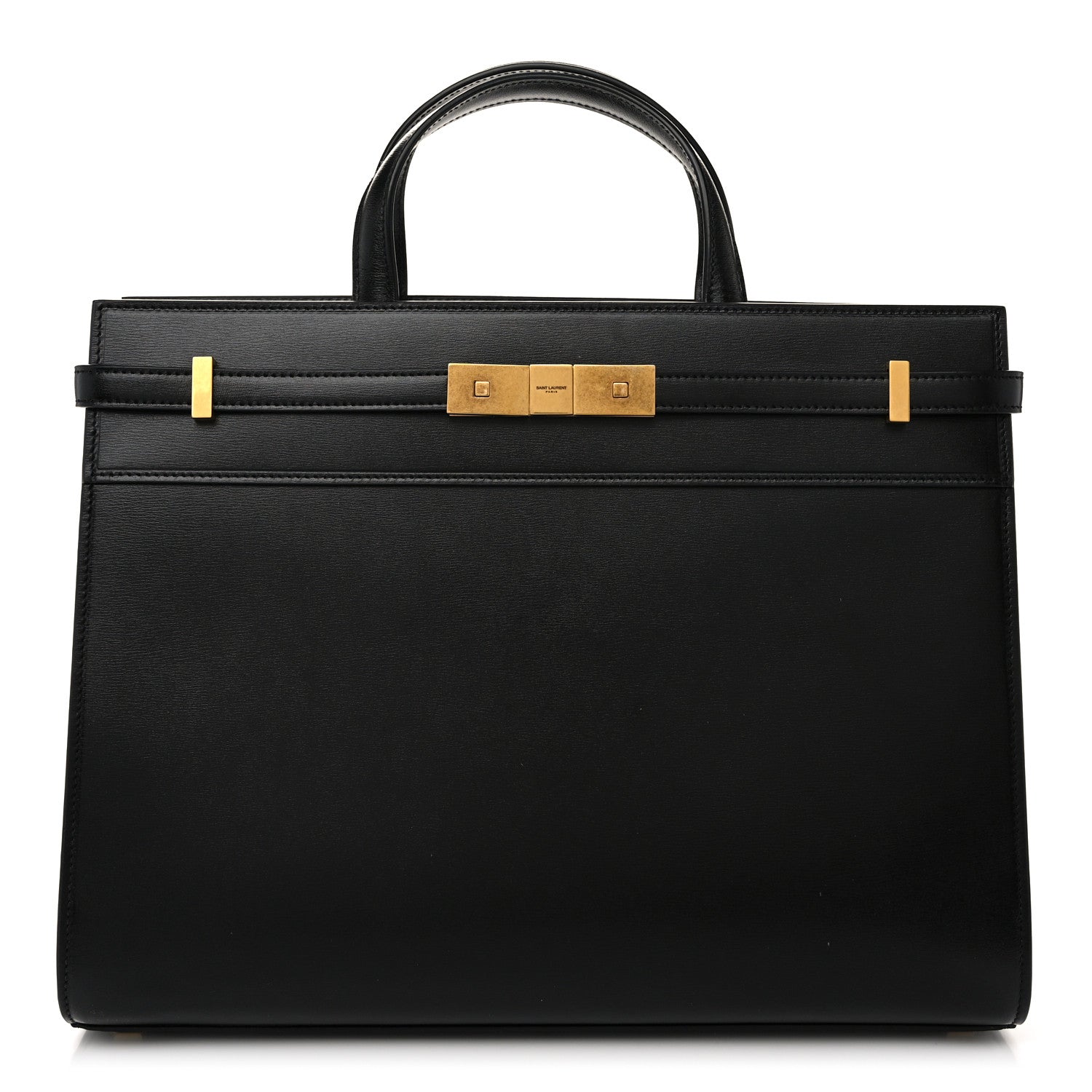 Saint Laurent Calfskin Small Manhattan Shopper Tote Black 1 of 11