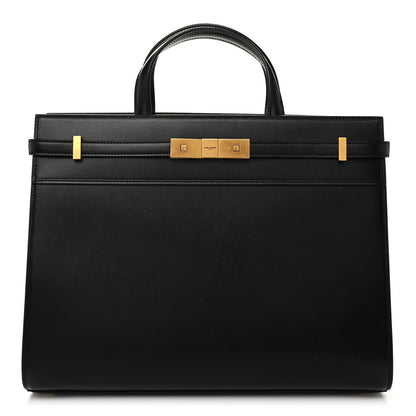 Saint Laurent Calfskin Small Manhattan Shopper Tote Black 1 of 11