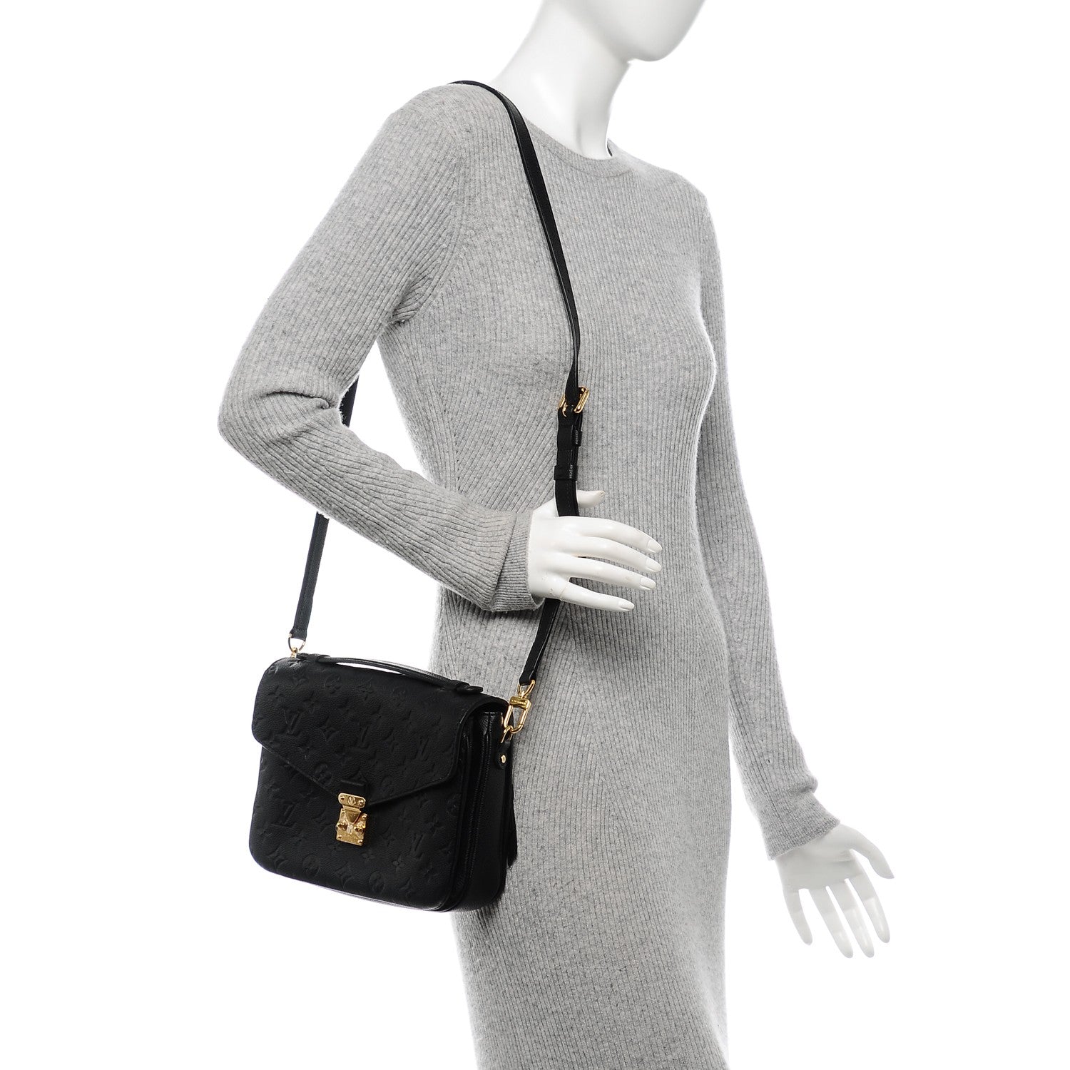 Louis Vuitton Empreinte Pochette Metis Black 2 of 7