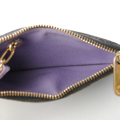 Louis Vuitton Monogram Multicolor Key Pouch Black Violet 5 of 7