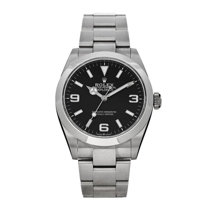 Rolex Stainless Steel 40mm Oyster Perpetual Explorer Watch Black 224270 1 of 5
