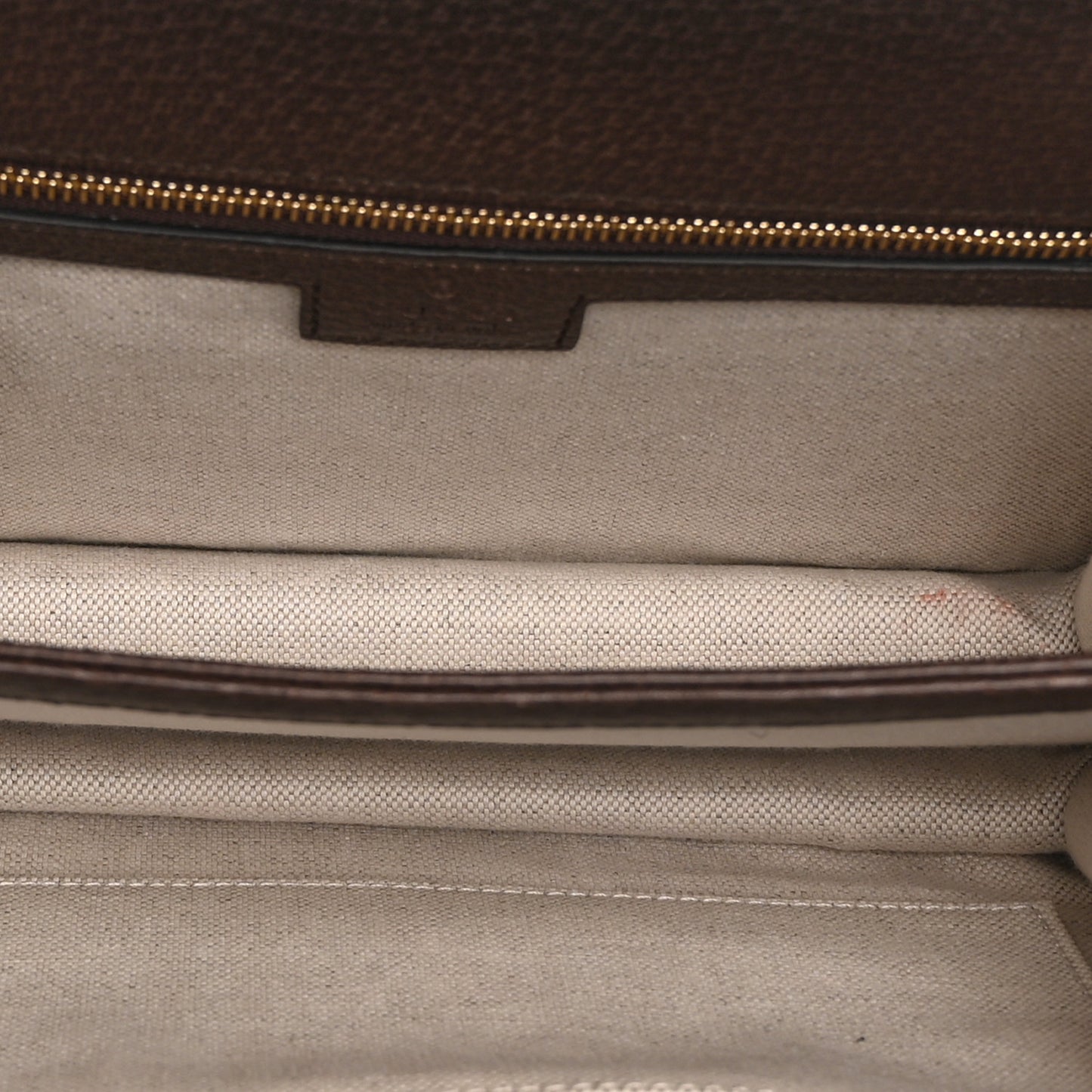 Monogram Jumbo GG Textured Dollar Calfskin Web Small Ophidia Padlock Top Handle Bag Camel Ebony New Acero