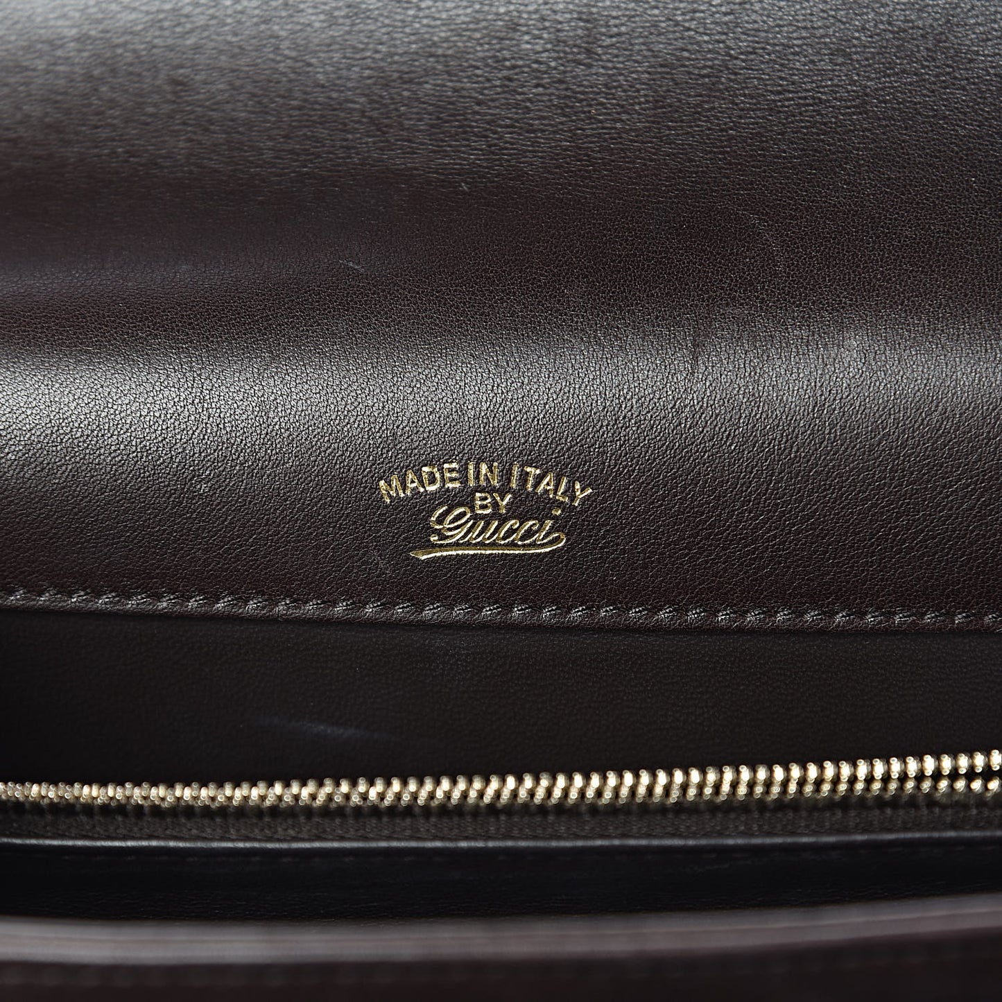 Calfskin Medium 1973 Shoulder Flap Bag Dark Brown