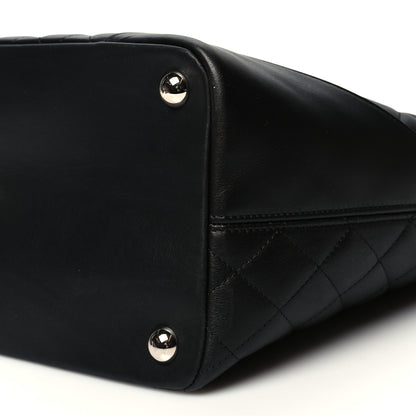 Chanel Calfskin Quilted Large Cambon Tote Black 10 of 11