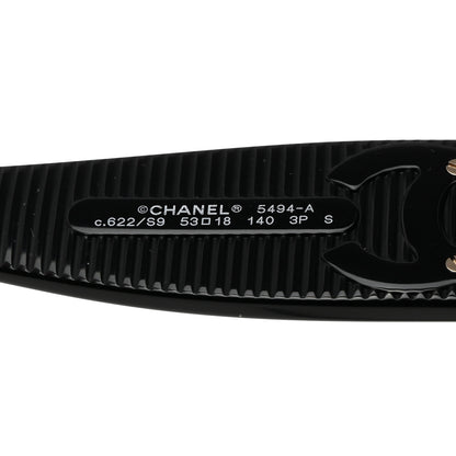 Chanel Square Polarized CC Sunglasses 5494-A Black 7 of 8