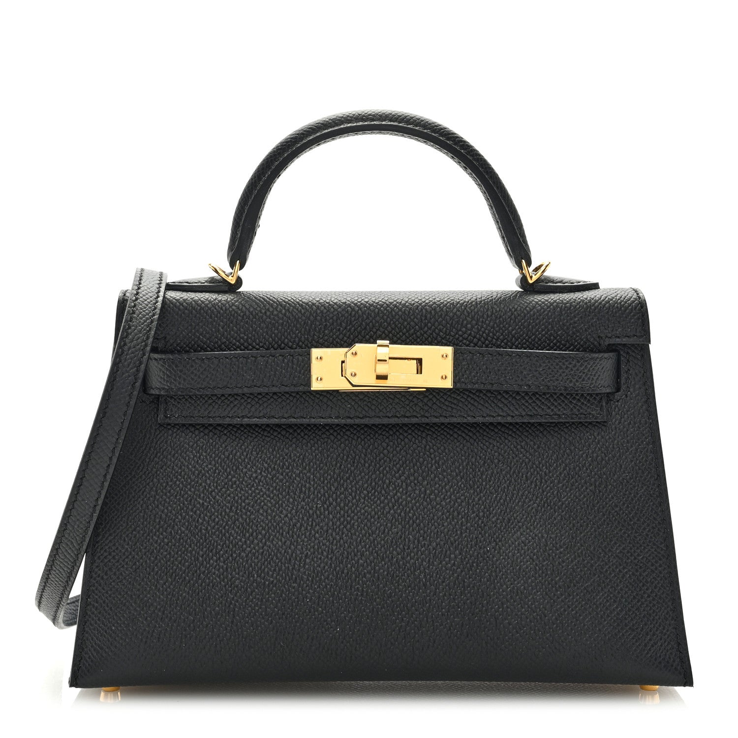 Hermes Epsom Mini Kelly Sellier 20 Black 1 of 10