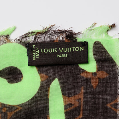 Louis Vuitton Cotton Graffiti Green 4 of 4