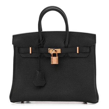 Hermes Togo Birkin 25 Black 1 of 11