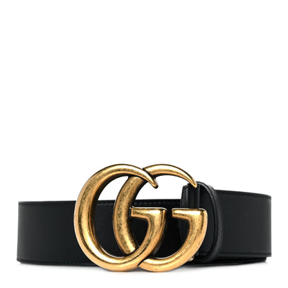 Gucci Calfskin Double G 40mm Belt 85 34 Black 1 of 4