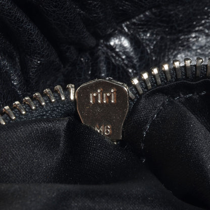 Miu Miu Leather Vitello Lux Gathered Tote Black 8 of 9