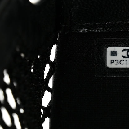 Chanel Mesh Shiny Lambskin Chain Hobo Black 8 of 12