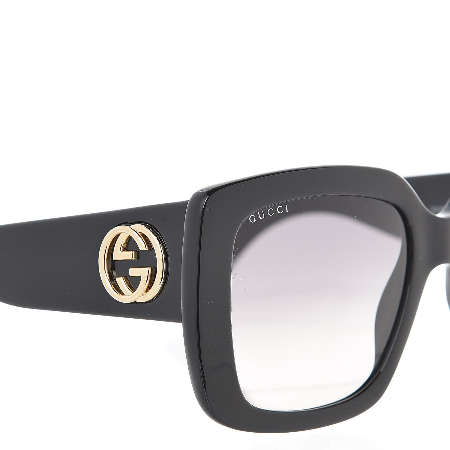 Gucci Acetate Square Frame Sunglasses GG3814S Black 6 of 8
