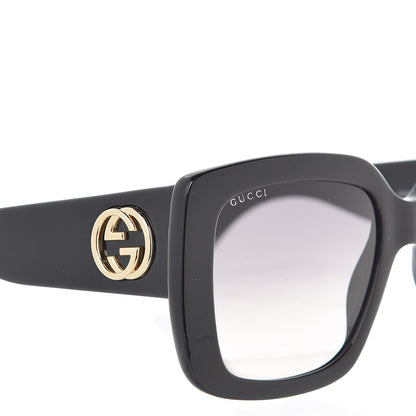 Gucci Acetate Square Frame Sunglasses GG3814S Black 6 of 8