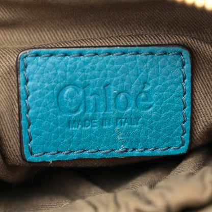 Chloe Calfskin Mini Marcie Satchel Washed Teal 6 of 15