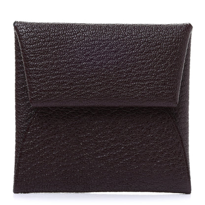 Hermes Chevre Mysore Verso Bastia Coin Purse Rouge H Bleu Electrique 1 of 8