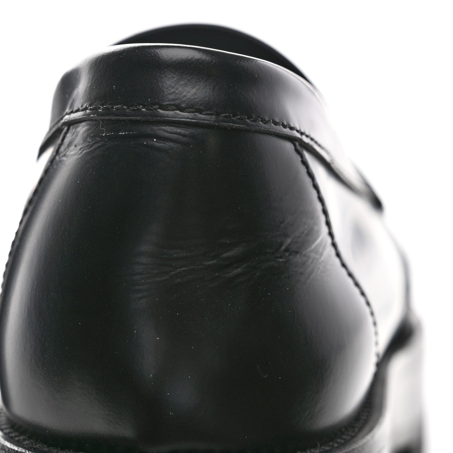 Chanel Calfskin Metal CC Loafers 38.5 Black 9 of 10