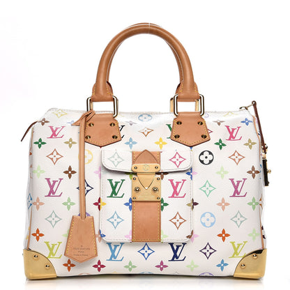 Louis Vuitton Monogram Multicolor Speedy 30 White 1 of 14