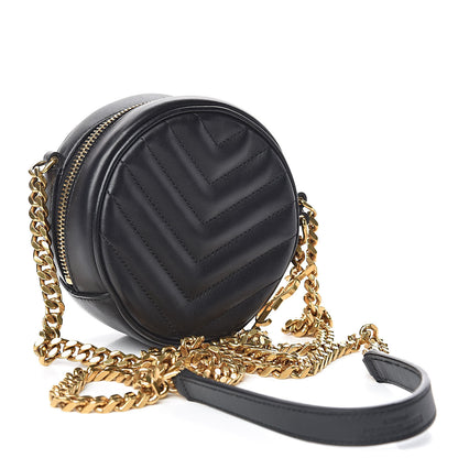 Saint Laurent Calfskin Matelasse Small Monogram Bubble Crossbody Black 3 of 11
