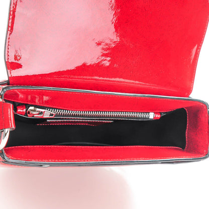 Alexander Wang Patent Calfskin Lia Lacquer Black and Rhodium Hardware 4 of 6
