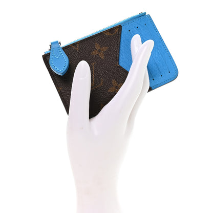 Louis Vuitton Monogram Zipped Romy Card Holder Gaston Blue 2 of 7