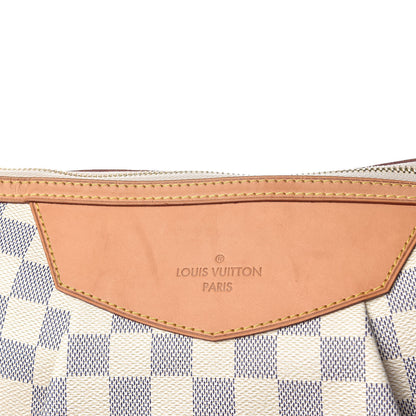 Louis Vuitton Damier Azur Siracusa MM 8 of 15