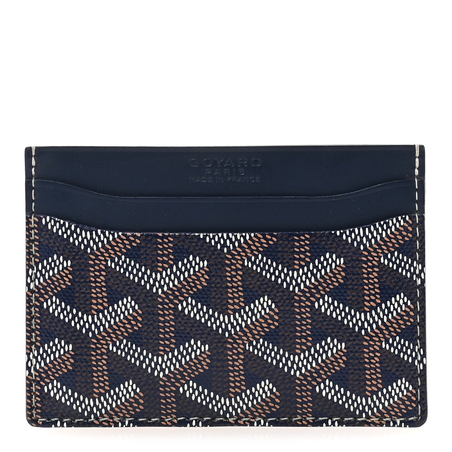 Goyard Goyardine Saint Sulpice Card Holder Navy 1 of 7