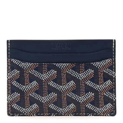 Goyard Goyardine Saint Sulpice Card Holder Navy 1 of 7
