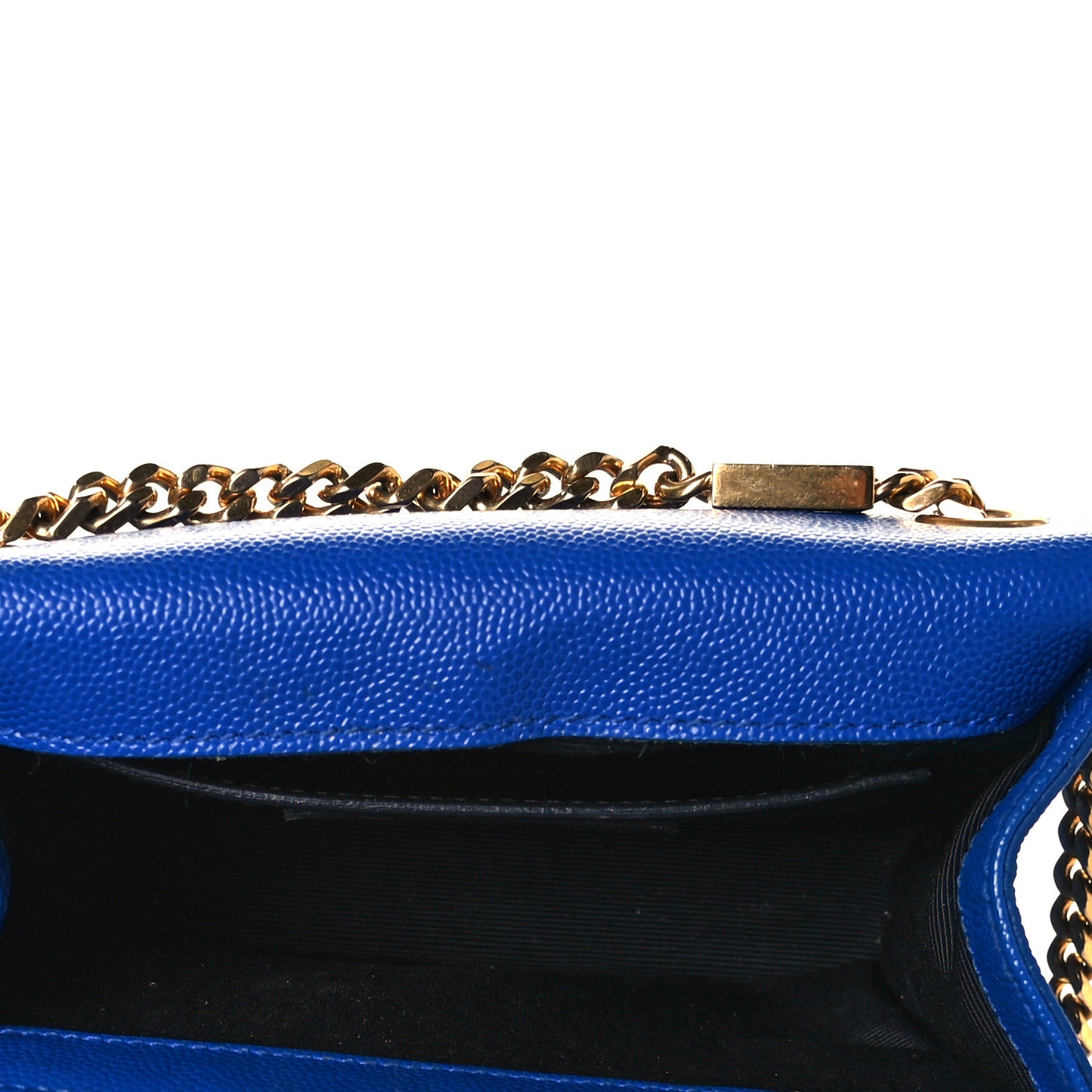 Grain De Poudre Small Classic Monogram Kate Satchel Royal Blue