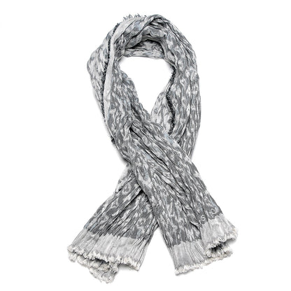 Louis Vuitton Silk Wool Monogram Ikat Scarf 1 of 5