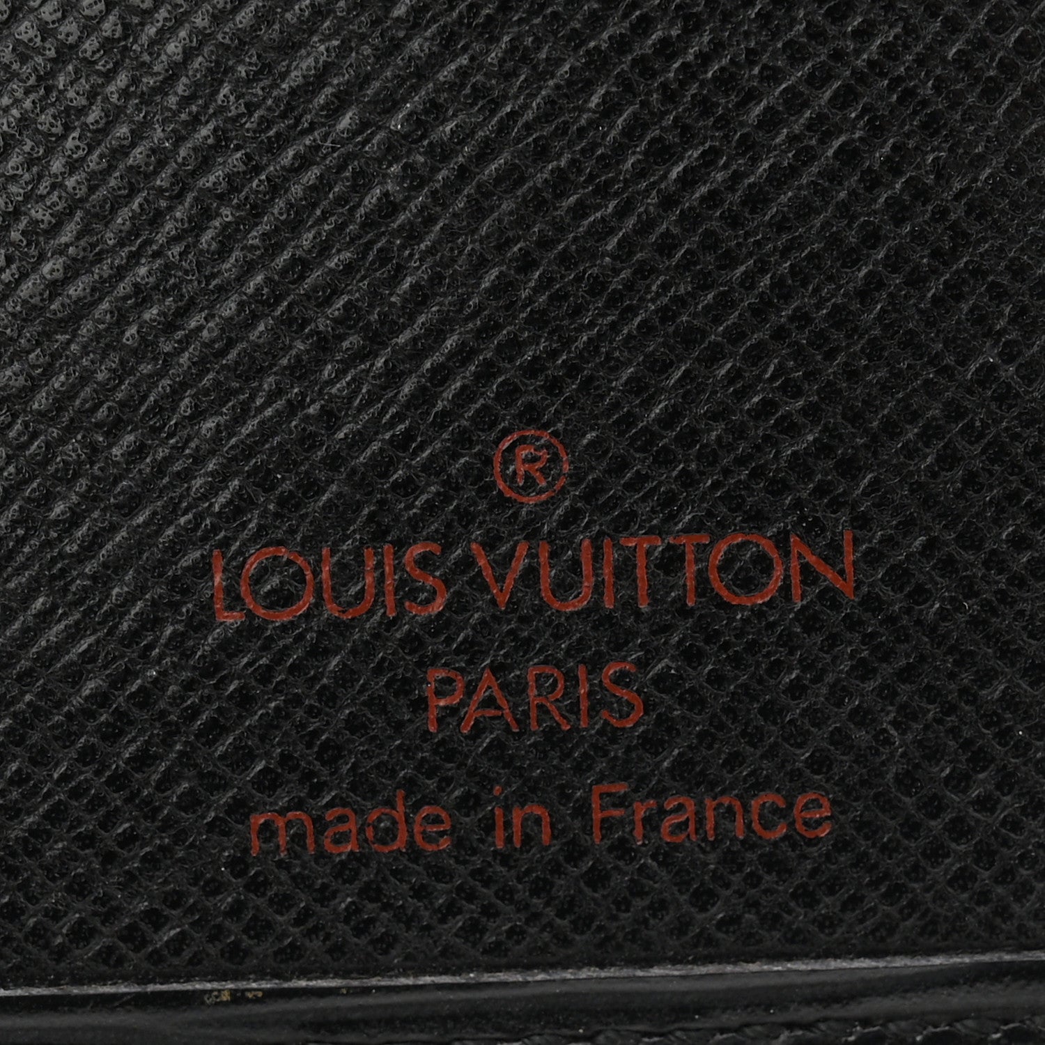 Louis Vuitton Epi Card Holder Black 6 of 6