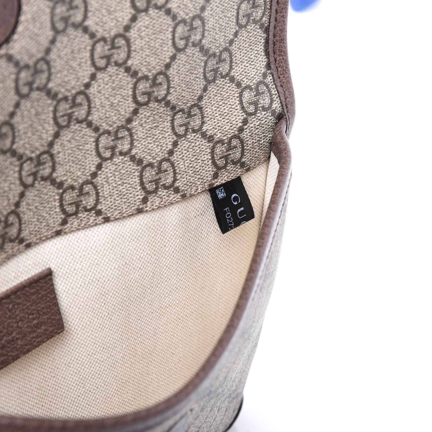 Gucci GG Supreme Monogram Neo Vintage Web Belt Bag Brown 8 of 9