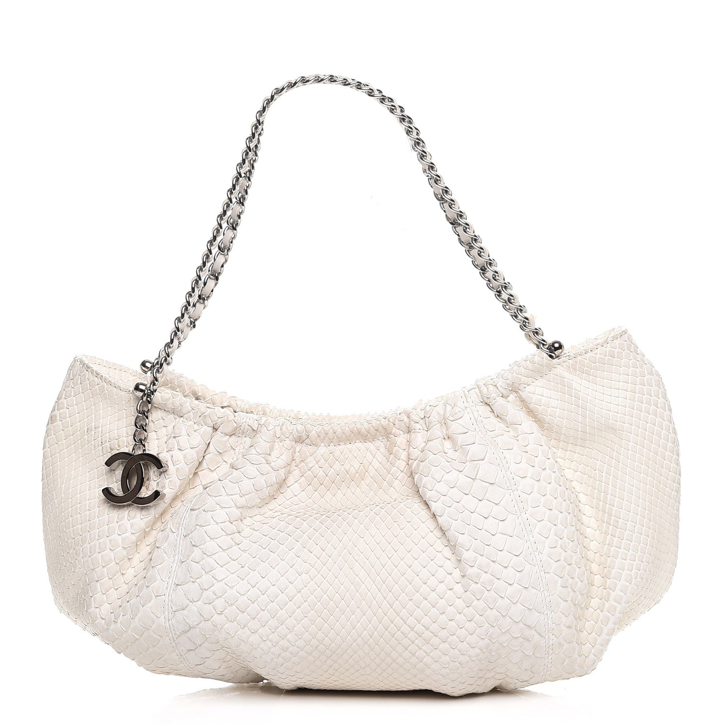 Python Croissant Bag Ivory