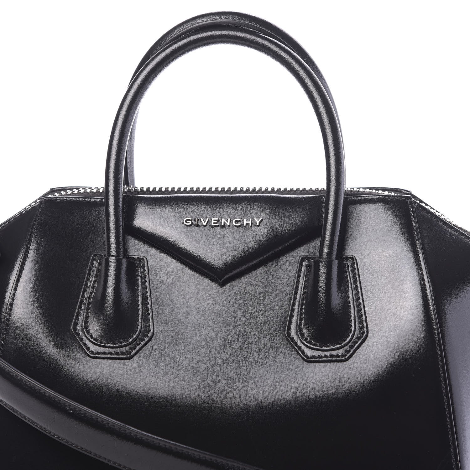 Givenchy Shiny Lord Calfskin Small Antigona Black 8 of 10