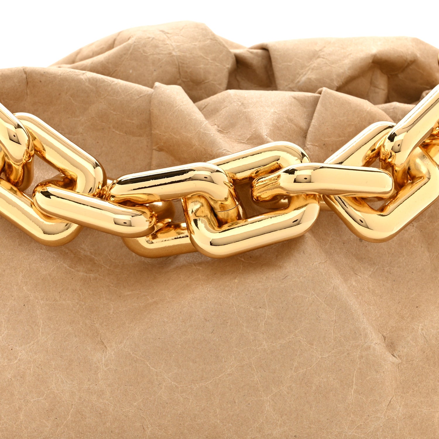 Bottega Veneta BOTTEGA VENETA Paper The Pouch Chain Kraft 8 of 10
