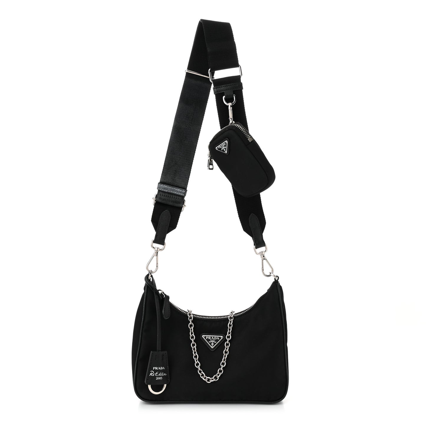 Nylon Re-Edition 2005 Shoulder Bag Black