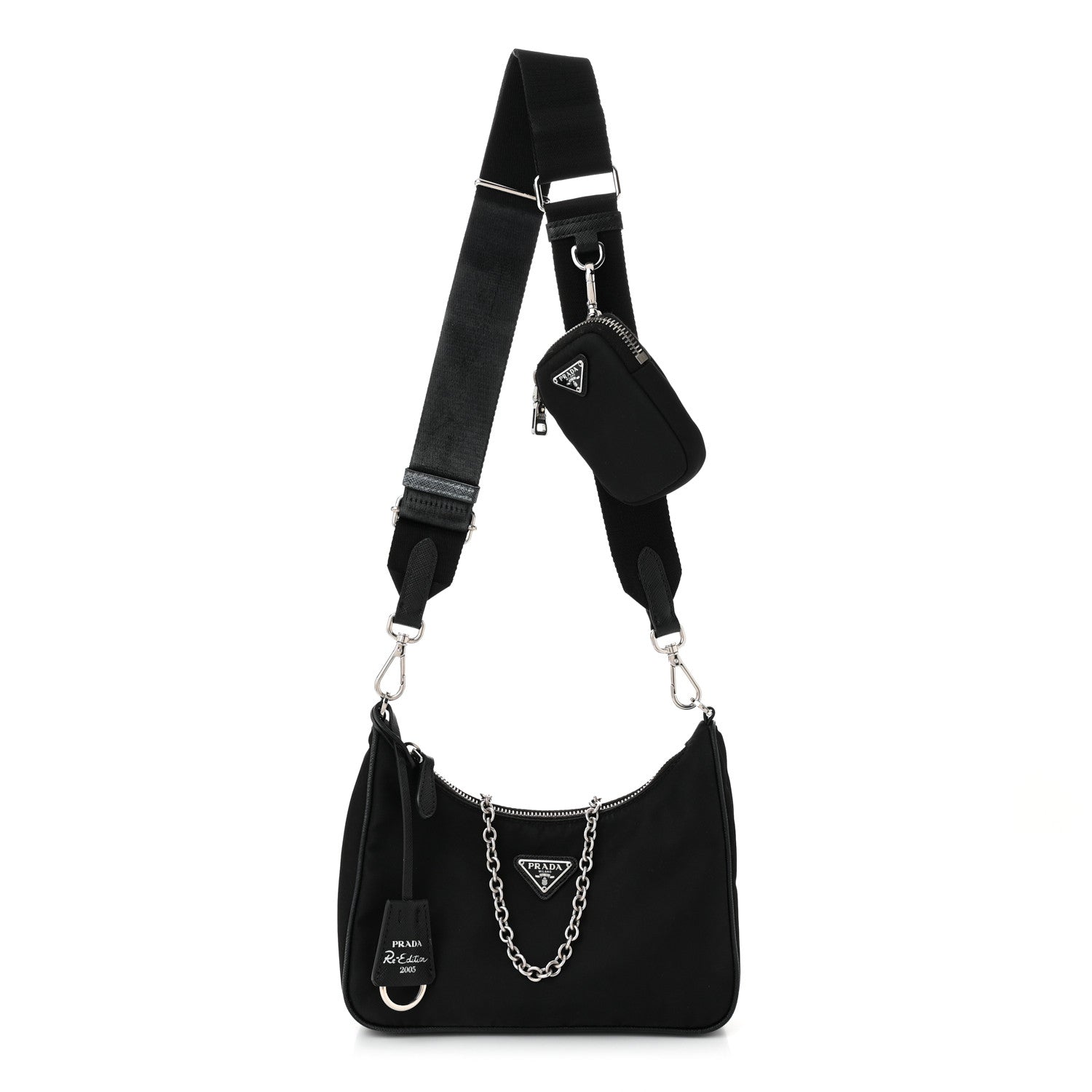 Prada Nylon Re-Edition 2005 Shoulder Bag Black 1 of 13