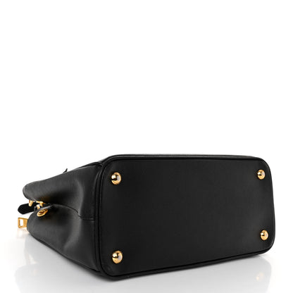 Prada Saffiano Small Galleria Double Zip Tote Black 4 of 9