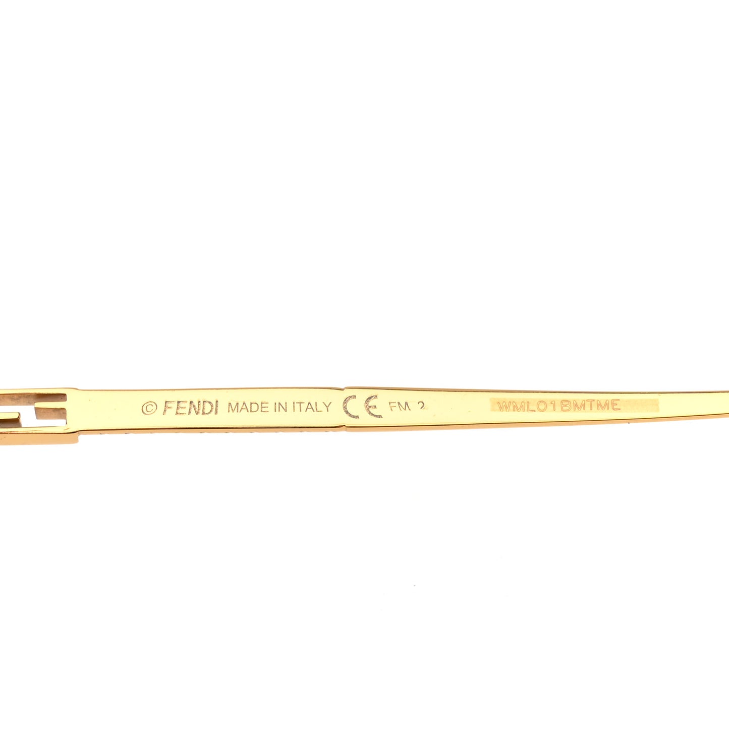 Metal Aviator Sunglasses FF 0437/S Gold