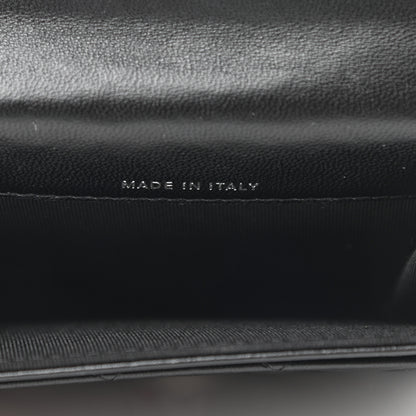 Chanel Lambskin Quilted Flap Card Holder Wallet So Black 5 of 9