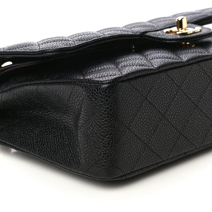 Chanel Caviar Quilted Medium Double Flap Black 9 of 11