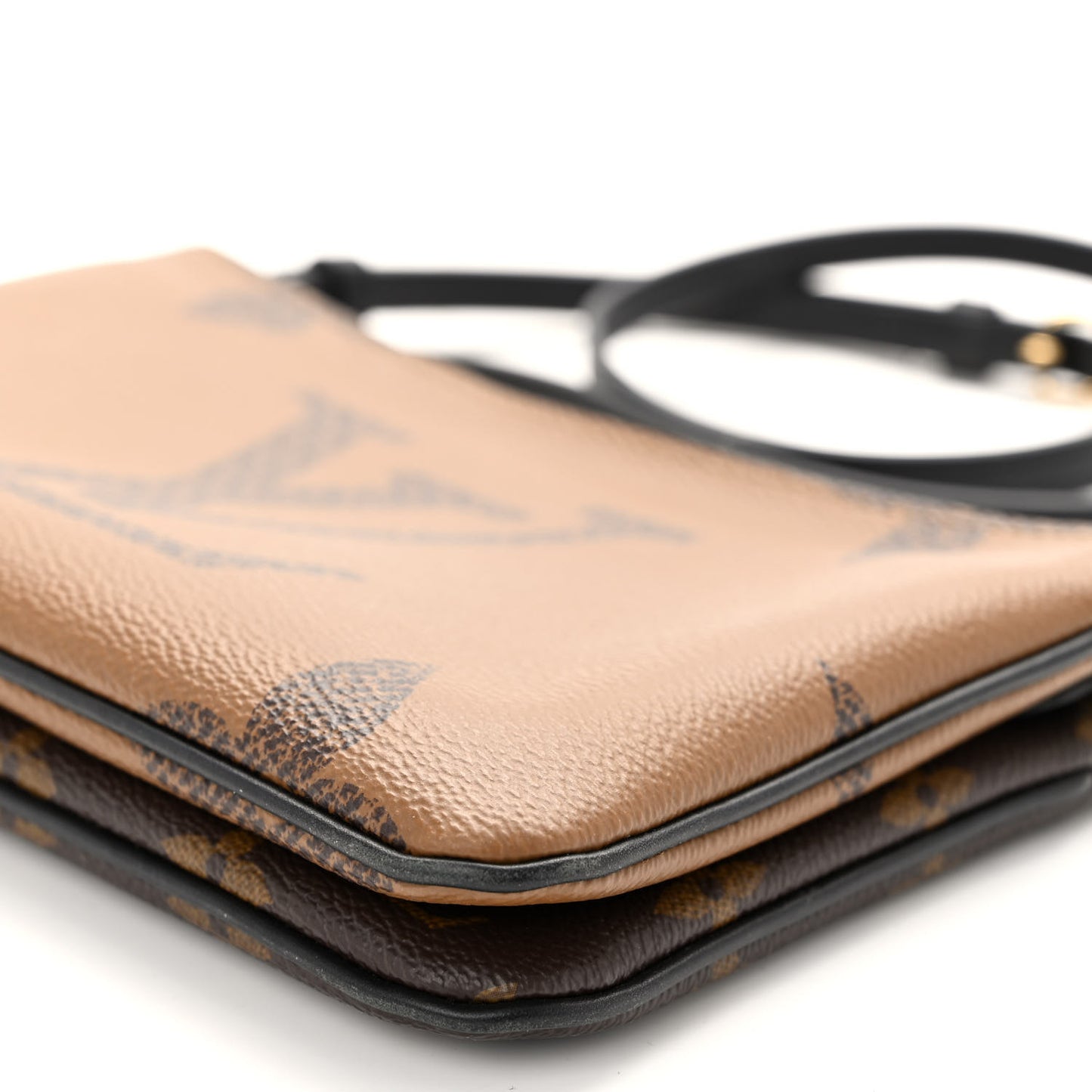 Reverse Monogram Giant Double Zip Pochette
