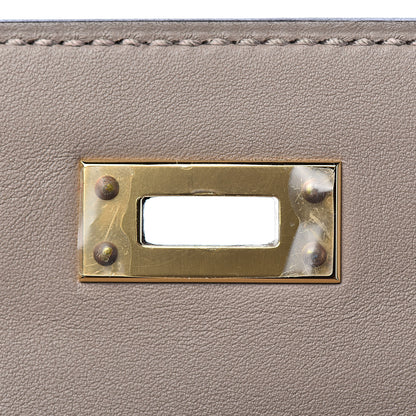 Hermes Swift Kelly Retourne 25 Gris Asphalte 31 of 38