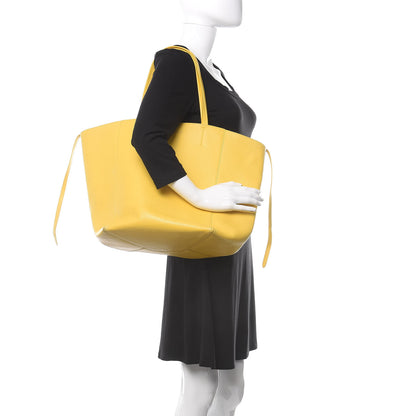 Celine Soft Grained Calfskin Small Belt Cabas Phantom Sunflower 2 of 11