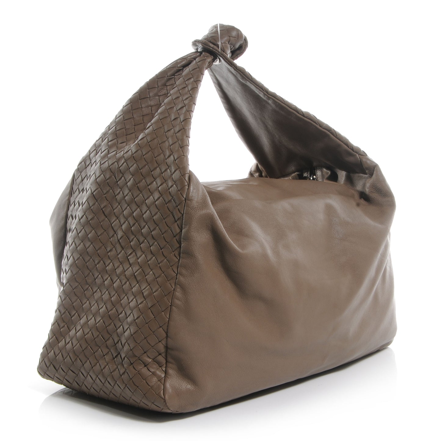 Nappa Intrecciato Large Knot Hobo