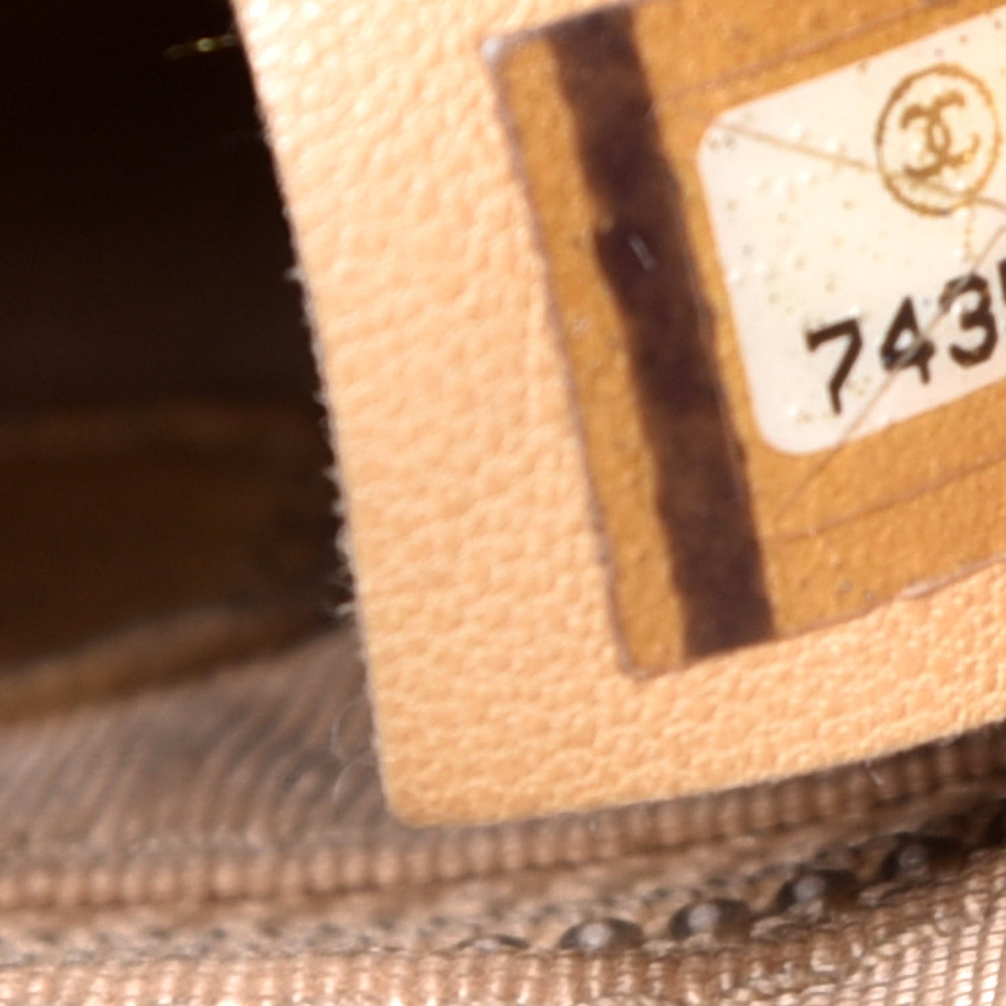 Caviar Quilted Timeless CC Shoulder Bag Beige